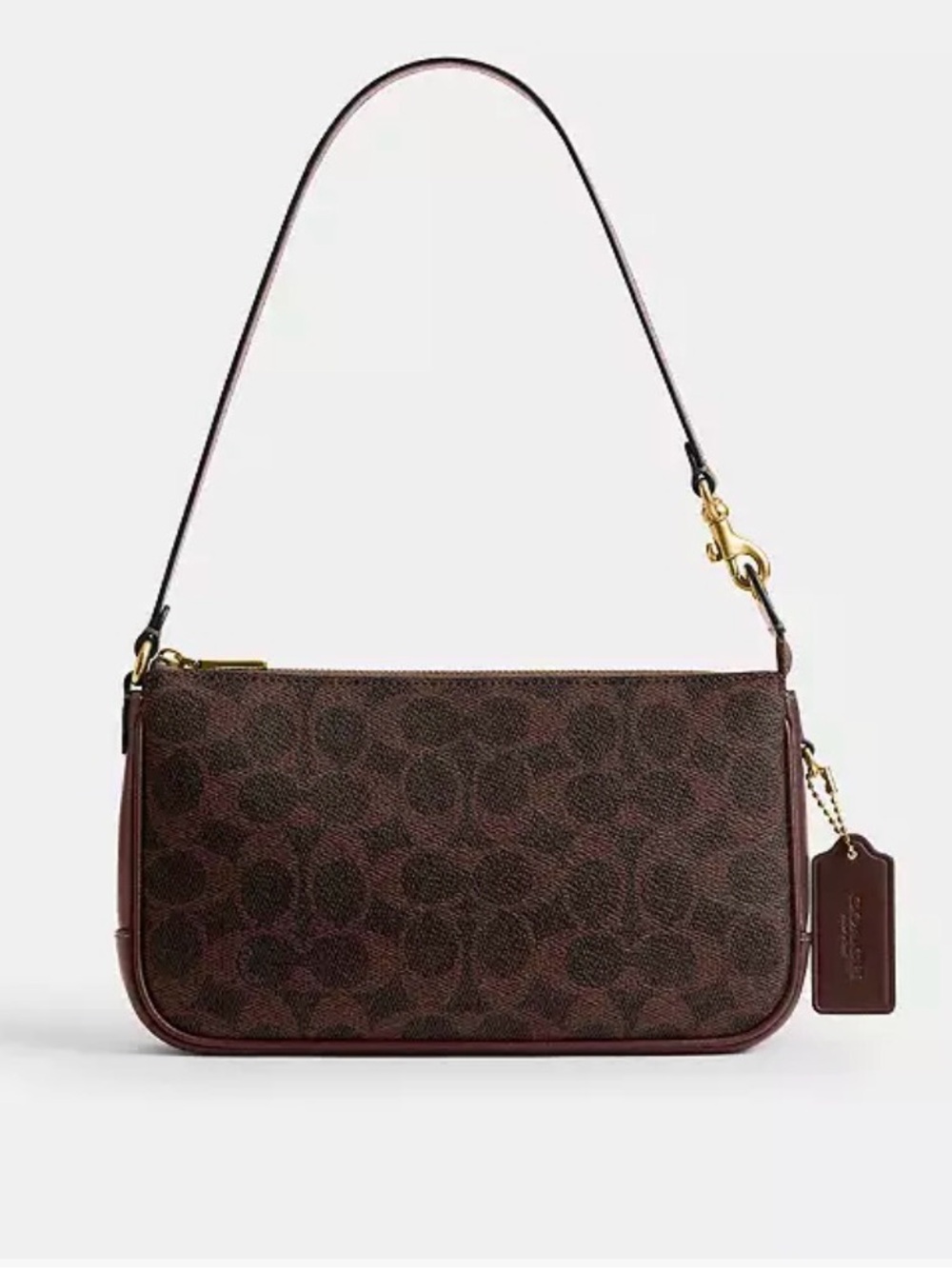 Coach Plaza 22 Signature Canvas in Maple